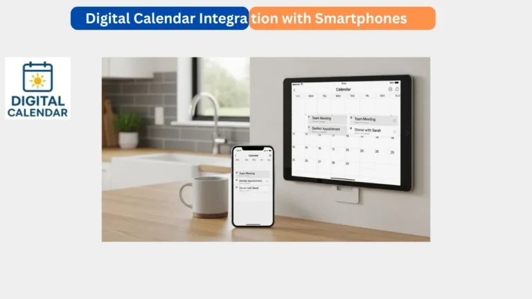 Digital Calendar Integration with Smartphones