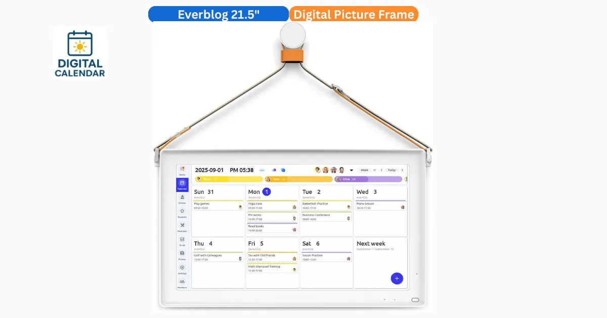 Everblog 21.5 inch Digital Calendar – Full Personal Review 2 Everblog 21.5 inch Digital Calendar