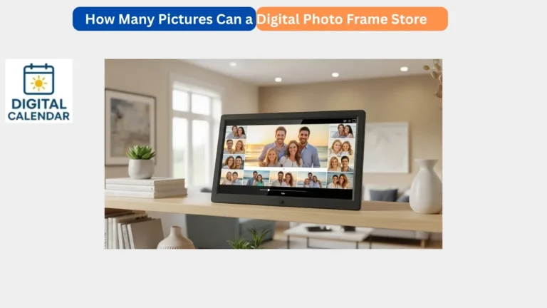 How Many Pictures Can a Digital Photo Frame Store