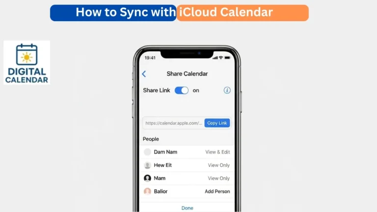 How to Sync with iCloud Calendar