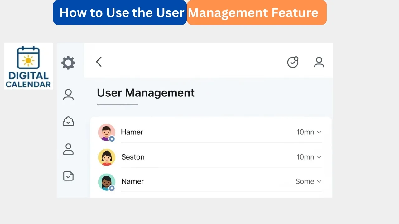 How to Use the User Management Feature