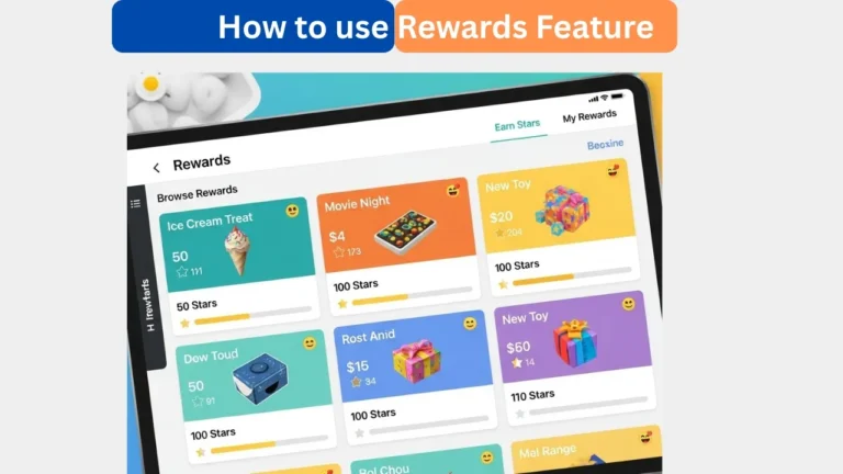 how to use the Rewards Feature