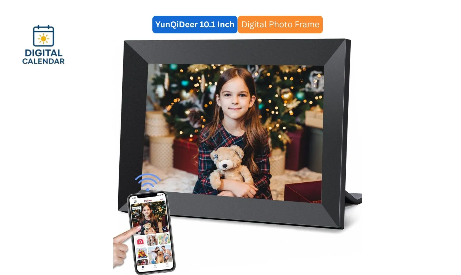 YunQiDeer 10.1 Inch Picture Frame