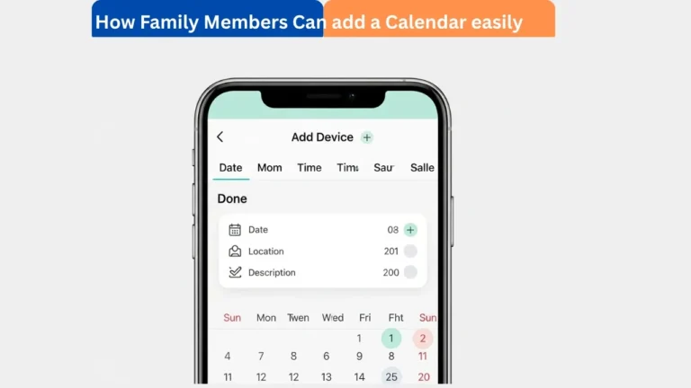 How Family Members Can add a Calendar easily