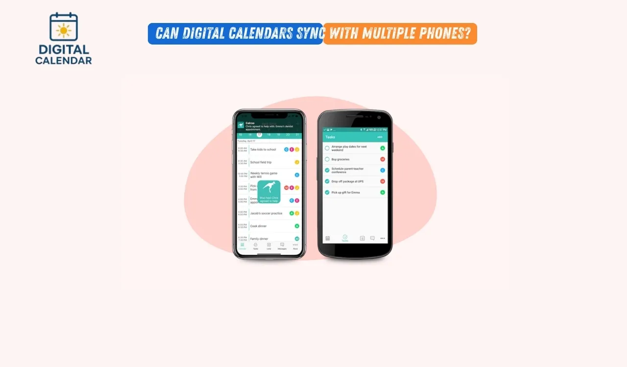 Can Digital Calendars Sync with Multiple Phones