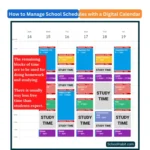 Manage School Schedules with a Digital Calendar