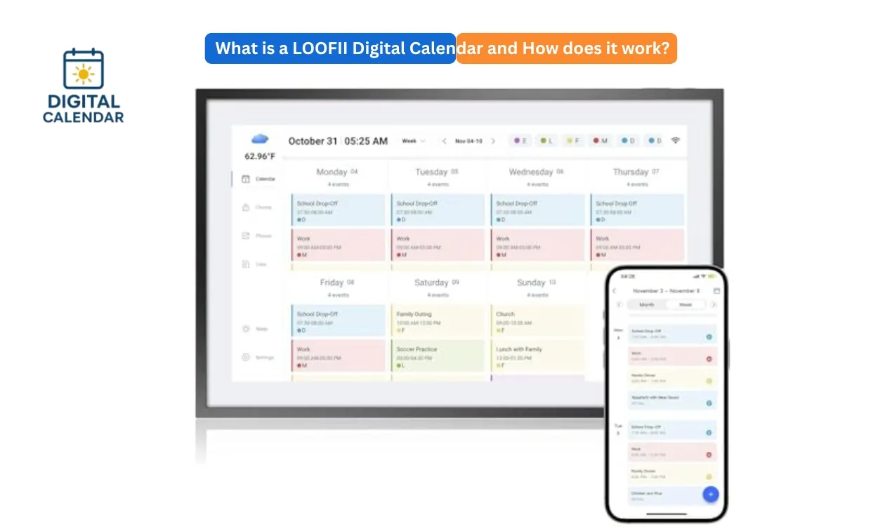 what is a LOOFII digital calendar
